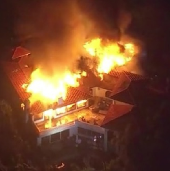 Celeb Homes Threatened By California Wildfires: Kardashian’s, Robin Thicke, Niecy Nash, Lil Pump, August Alsina, Damon Dash