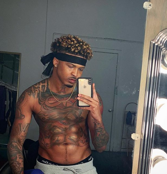 August Alsina Returns To Social Media Sexy & Shirtless, Since Being Forced To Leave Home Over Wildfires