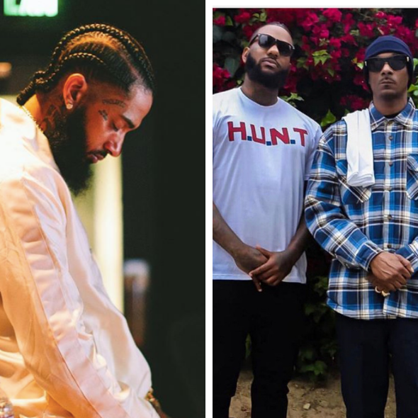 Nipsey Hussle – LA Gangs Unite At His Vigil, Calling For Truce  + Snoop & The Game Join 