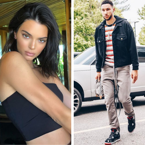 Kendall Jenner & NBA Star Ben Simmons Split