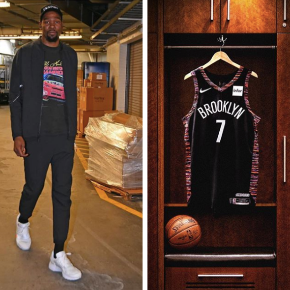 Kevin Durant Announces He’s Wearing Number 7 After Joining Brooklyn Nets