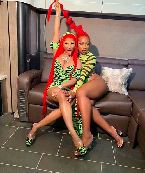 Megan Thee Stallion Drives The Boat For Nicki Minaj!