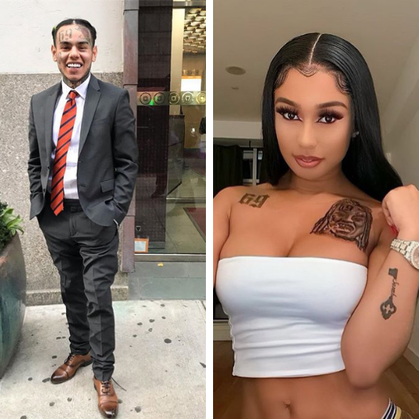 Tekashi 6ix9ine’s Girlfriend Shares Graphic Throwback Video Of Him Licking Her Toes