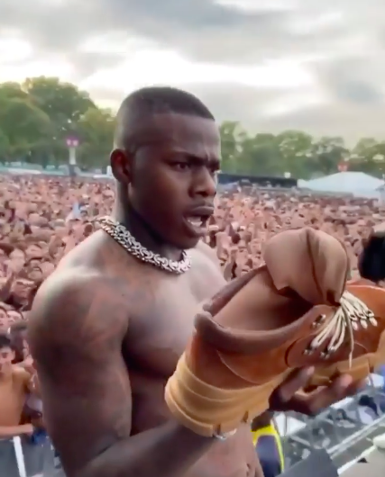 Da Baby Takes Off His Belt, Shoes & Socks During Concert – Tosses Them Out To The Crowd [VIDEO]