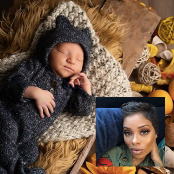 ‘RHOA’ Star Eva Marcille Debuts Newborn Son Maverick Sterling! [Photo]