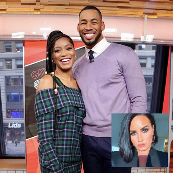 ‘Bachelorette’ Star Mike Johnson Shoots His Shot With KeKe Palmer On Live TV, After Revealing He Kissed Demi Lovato