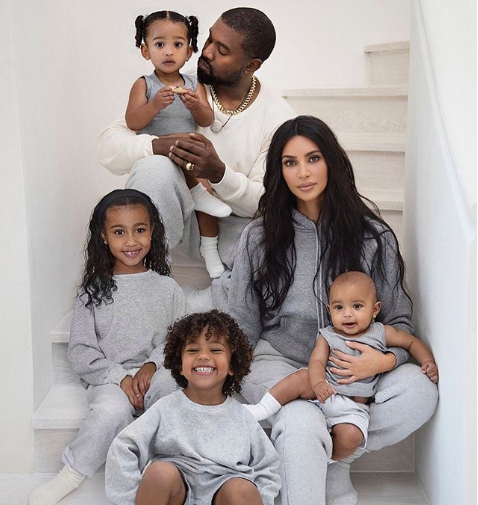 Kim Kardashian Reveals Cozy West Family Christmas Card