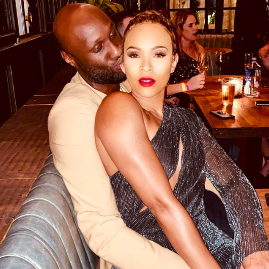 Lamar Odom & Fiancée Show Major PDA Moment While On Dinner Date: D*** Baby Taste Good