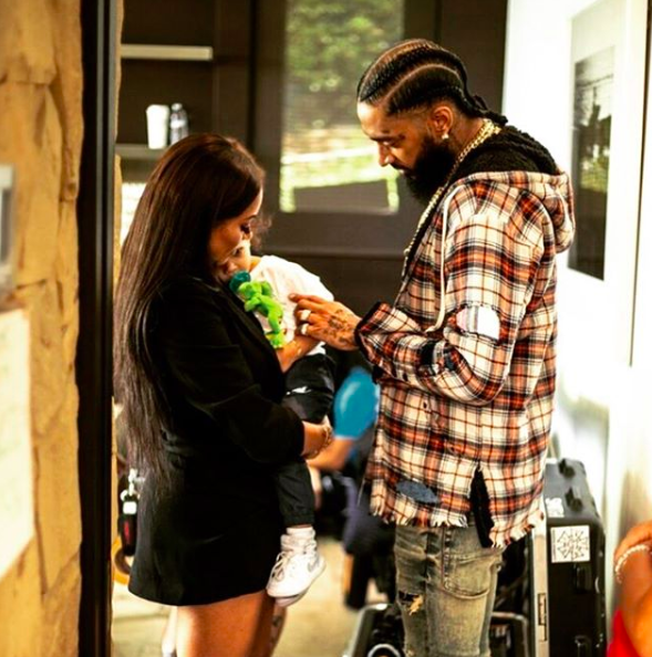 Lauren London, Nipsey Hussle, son Kross 