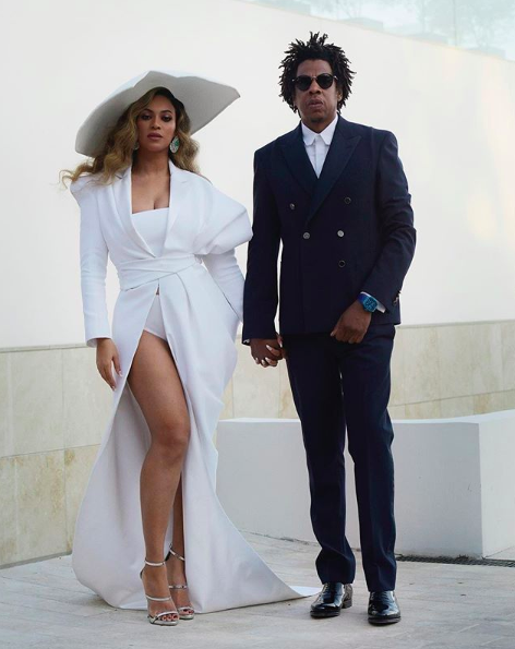 Jay-Z Says He & Beyonce Weren’t Protesting National Anthem: We Wouldn’t Do That To Blue & Put Her In That Position 