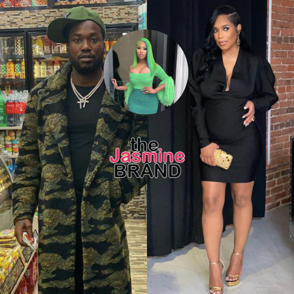 Meek Mill Tweets & Deletes Confirmation That Pregnant Milan Harris Is His Girlfriend Amid Feud w/ Ex Nicki Minaj