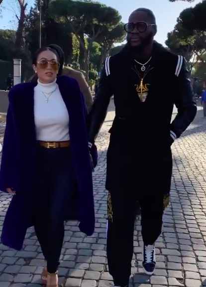 Deontay Wilder’s Fiancée Supports Him After His First Loss: You’re Still & Forever Will Be The Champ!