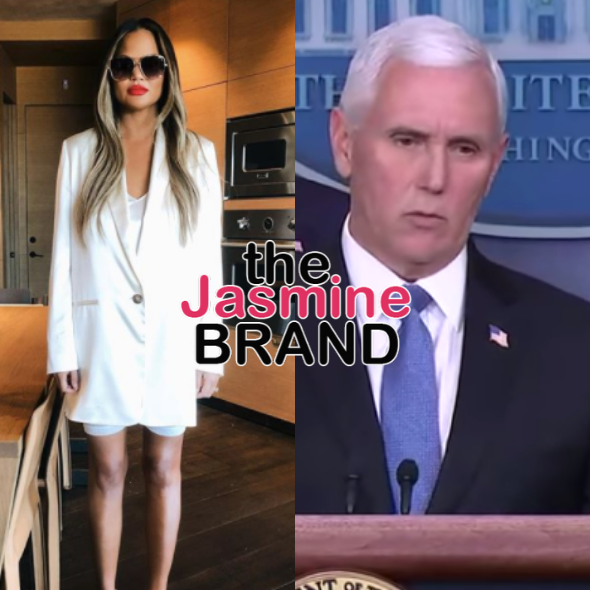 Chrissy Teigen On Mike Pence Saying Getting Coronavirus Test Was ‘Invasive’: My Vagina Was Ripped To My A**hole Giving Birth, F*** Your Swab Pain!