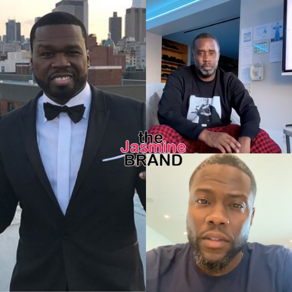 50 Cent Trolls Diddy & Kevin Hart: They Got Old On Quarantine + Kevin Responds: F*** Off!