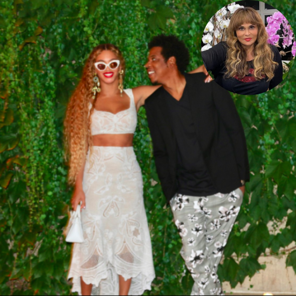 Tina Lawson Denies Jay-Z Touches Beyonce To Ease Her Anxiety In Public: Y’all Can Turn Something Good & Healthy Into Something It’s Not, Stop That!