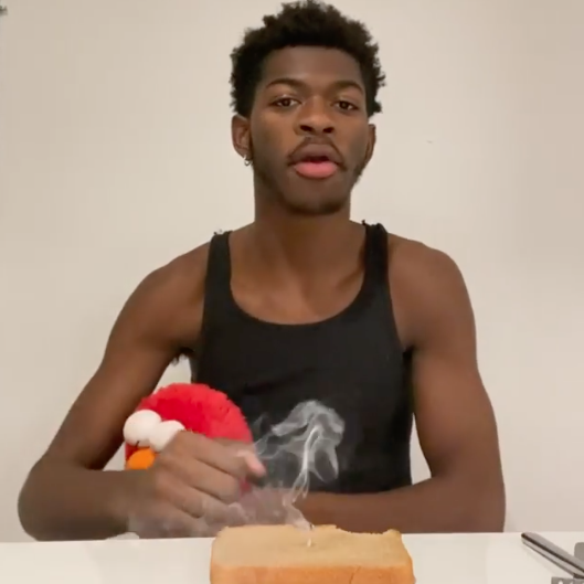 Lil Nas X Celebrates His Birthday With Elmo [VIDEO]