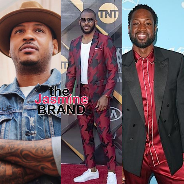 Carmelo Anthony, Chris Paul & Dwayne Wade Launch Fund For Social Change
