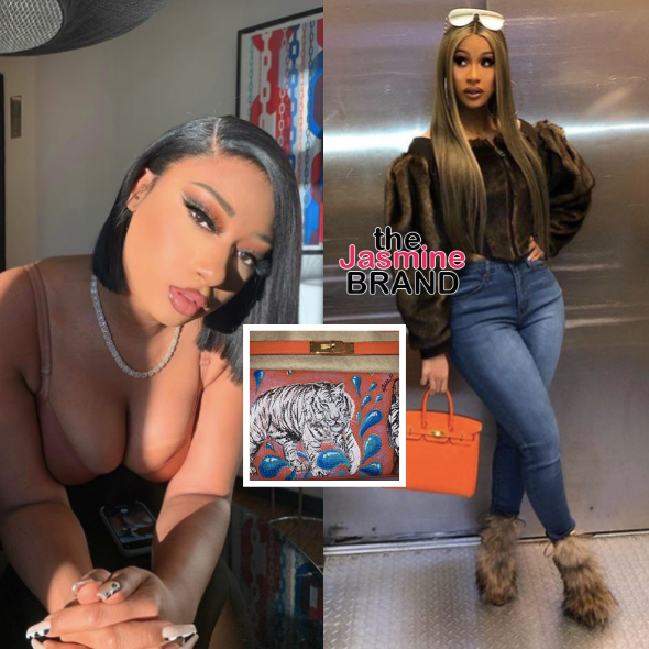 Cardi B Gifts Megan Thee Stallion W/ A Birkin Bag [WATCH]