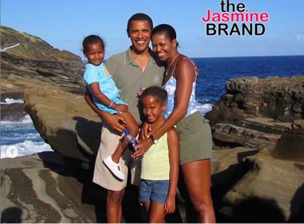 Michelle Obama Celebrates Barack Obama’s Birthday W/ A Throwback Family Photo