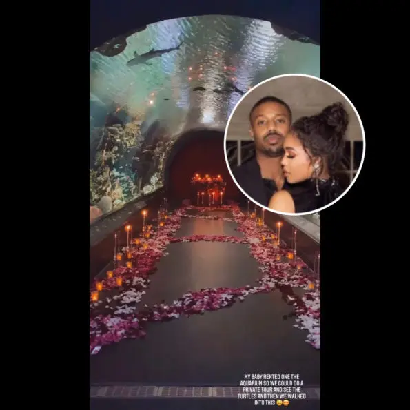 Michael B. Jordan Rented Out An Aquarium For Lori Harvey On Valentine’s Day [VIDEO]
