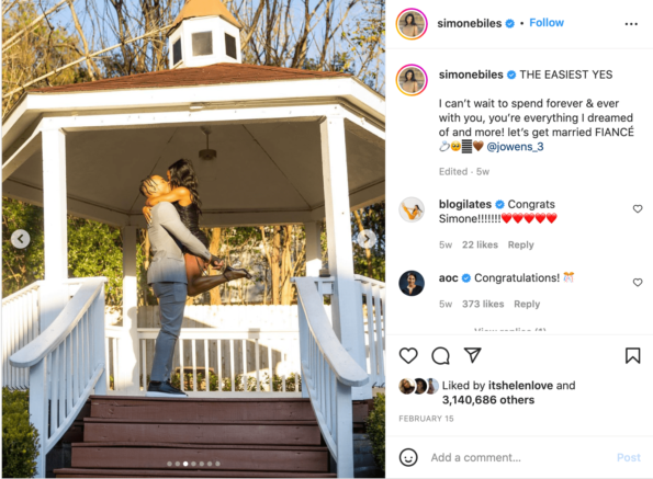 Simone Biles via Instagram