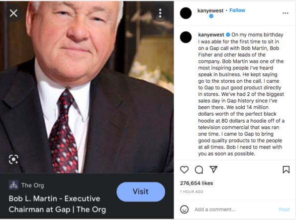 Kanye West x YEEZY Gap