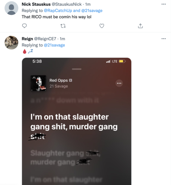 21 Savage lyrics