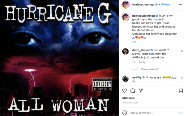 Hurricane G dies