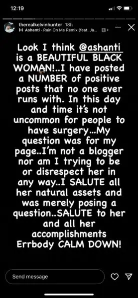 JB_Kelvin Hunter Responds to Ashanti Backlash