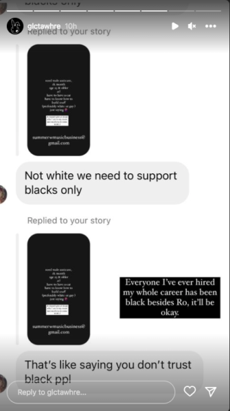 Summer Walker assistant post