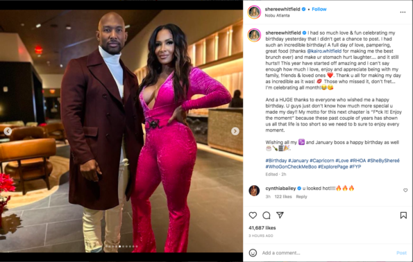 Shereé Whitfield and Martell Holt