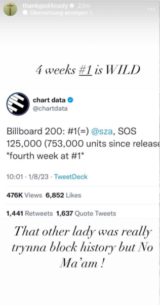 SZA, ThankGod4Cody, taylor swift