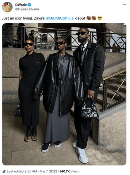 Zaya Wade, Dwyane Wade