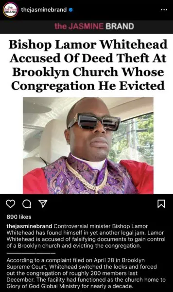 bishop lamor whitehead