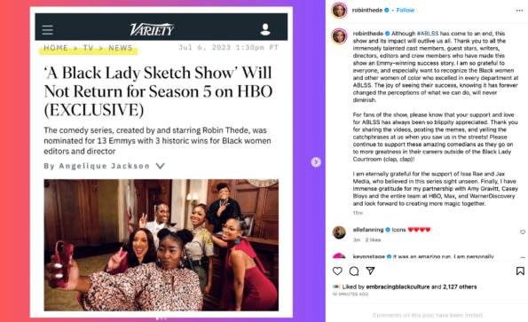 a black lady sketch show
