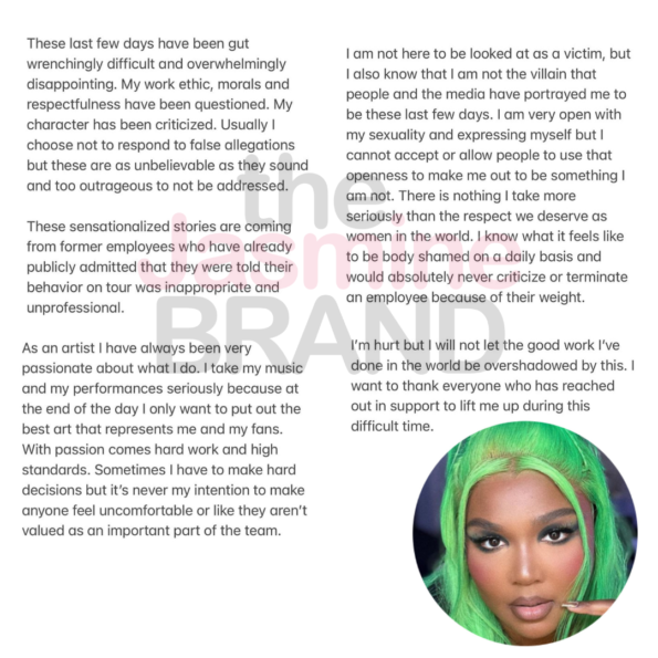lizzo response