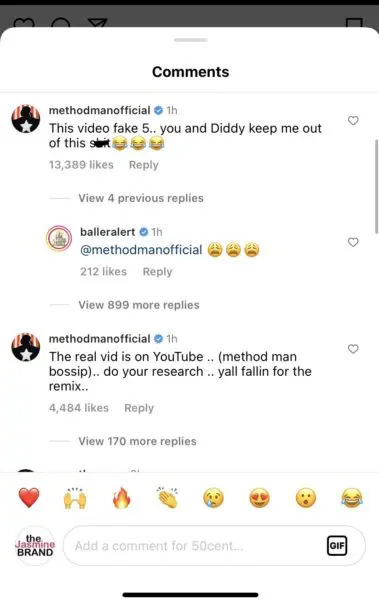 50 cent diddy method man