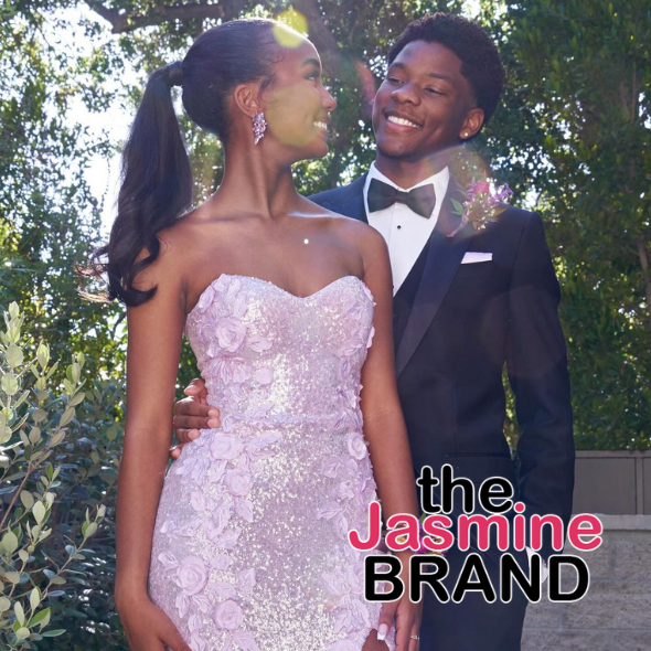 Diddy’s Daughter Chance Attends Prom w/ Chloe & Halle Bailey’s Brother Branson: ‘Love You’