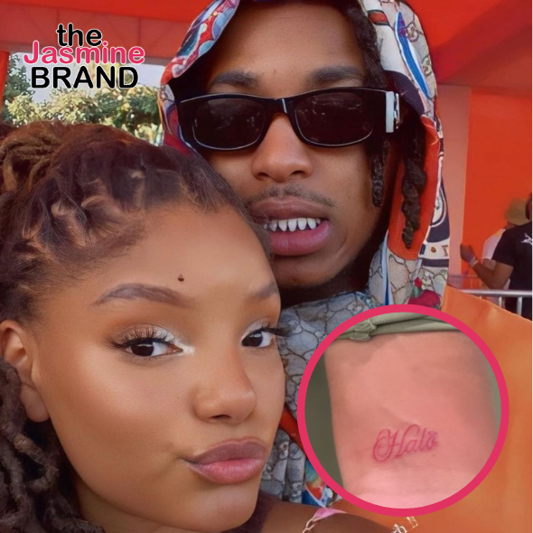 Halle Bailey & DDG Show Off Matching Tattoos In Honor Of Son Halo & Halle’s 1st Mother’s Day
