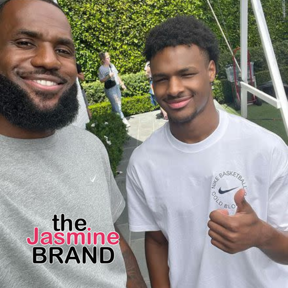 Bronny James Addresses Rumors Of Dad LeBron Leaving The Lakers: ‘He Just Tells Me Not To Worry About It’