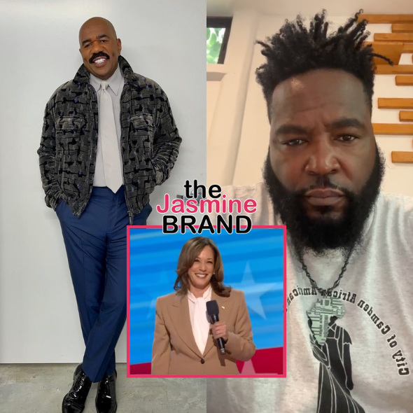 Steve Harvey Addresses Umar Johnson For Saying He’s Getting Paid To ‘Shame’ Black People Into Voting For Kamala Harris + Umar Responds
