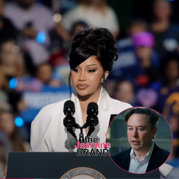 Cardi B Responds To Elon Musk Calling Her A ‘Puppet’ After Her Speech At Kamala Harris’ Rally