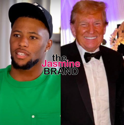 NFL Star Saquon Barkley Defends Recent Golf Link-Up w/ Donald Trump: ‘I Just Respect The Office’