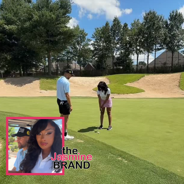 Megan Thee Stallion Shows Off Her Golf Date w/ Boyfriend Klay Thompson [WATCH]