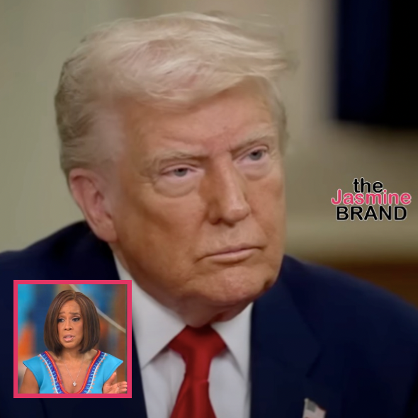 Donald Trump Claims Gayle King’s ‘Career Is Over’ Amid Reports Her Role At CBS Is In Limbo