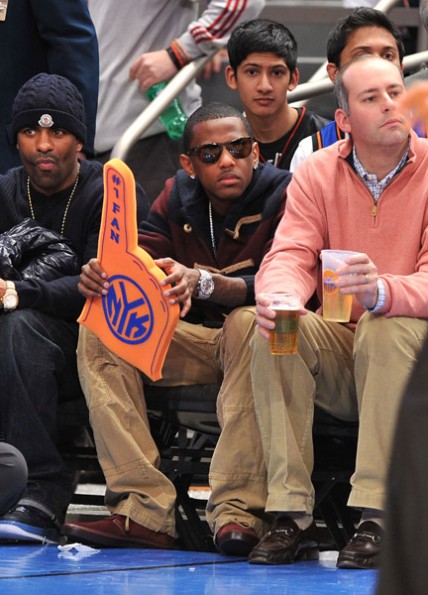 A Million Celebs Spotted Courtside Knicks v Heat Game: Drake Maxwell