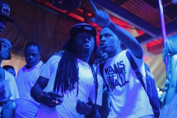 Spotted Stalked Seen Brandy Partying Bow Wow And Lil Wayne The