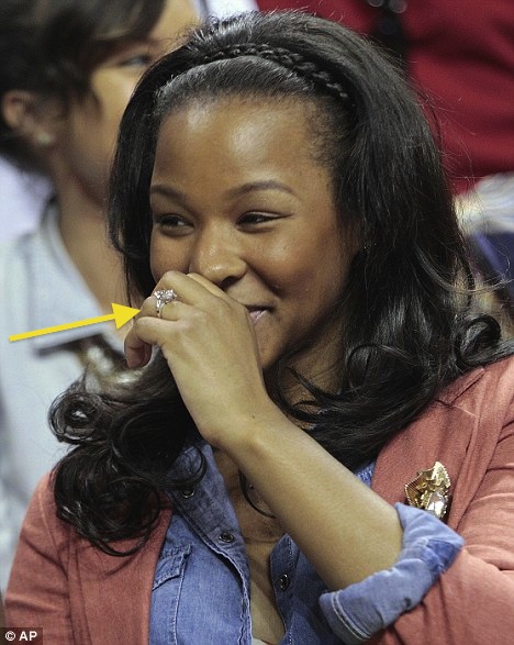 First Look At Lebron's Fiance's Ring + Savannah Spotted Beaming ...