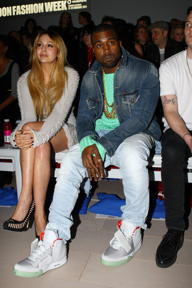 Kanye West Sitting Front Row at Fashion Week