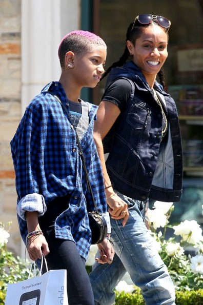 Willow Smith Sports New Purple Mohawk - theJasmineBRAND